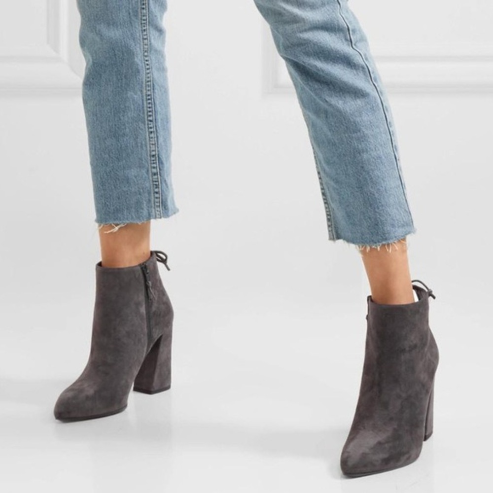 Stuart Weitzman Gardiner Mid Heel Ankle Boots - Picture 8 of 8